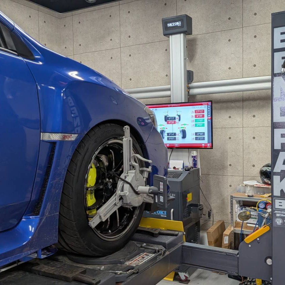 石狩 輸入車 四輪アライメント 施工事例 2
